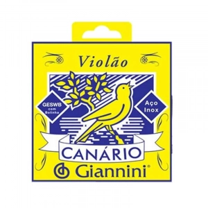 Encordoamento para Violão em Aço Inox GESWB Canário Giannini