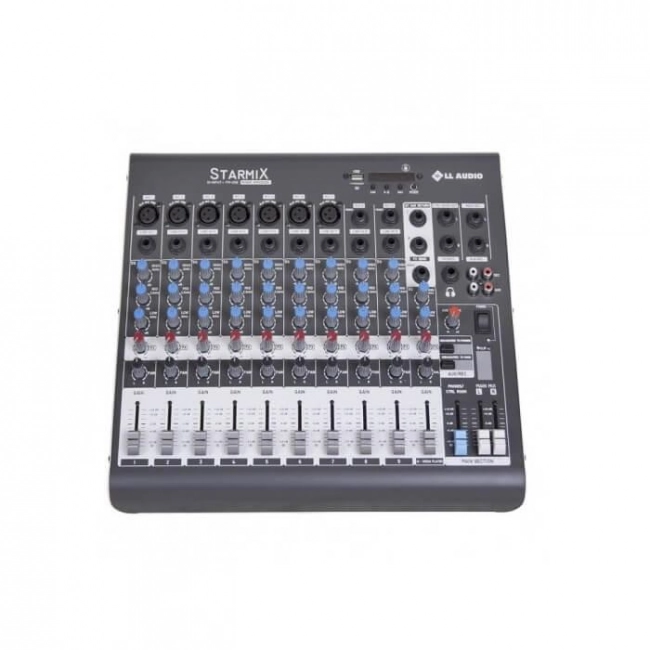 Mesa de Som Starmix 7 Canais XMS1002D LL Audio