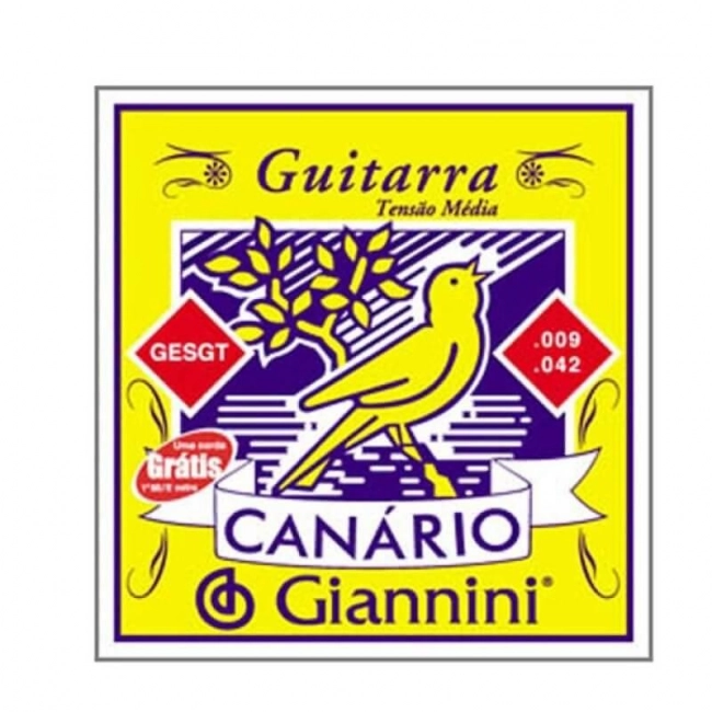 3º Sol Corda para Violão em Aço 0.016 GESGT.3 Canário Giannini