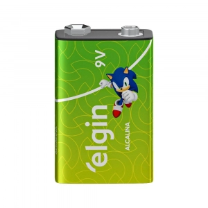 Bateria Alcalina 9V Cartela com 1 Elgin