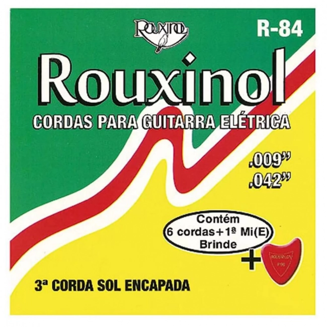 Encordoamento para Guitarra Elétrica R84 Rouxinol