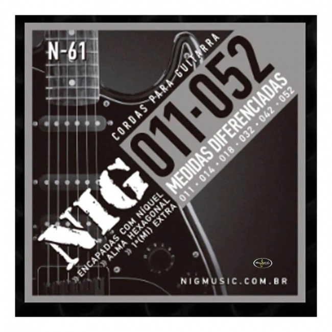 Encordoamento para Guitarra N-61 Nig