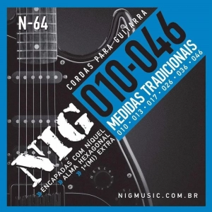 Encordoamento para Guitarra N-64 Nig