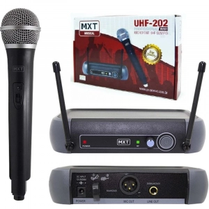 Microfone Sem Fio UHF-202/R201 MXT