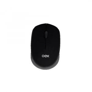 Mouse Óptico Sem Fio Preto MS409 OEX